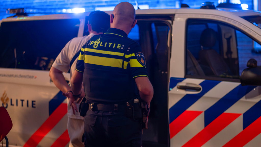 politieman/ aanhouding